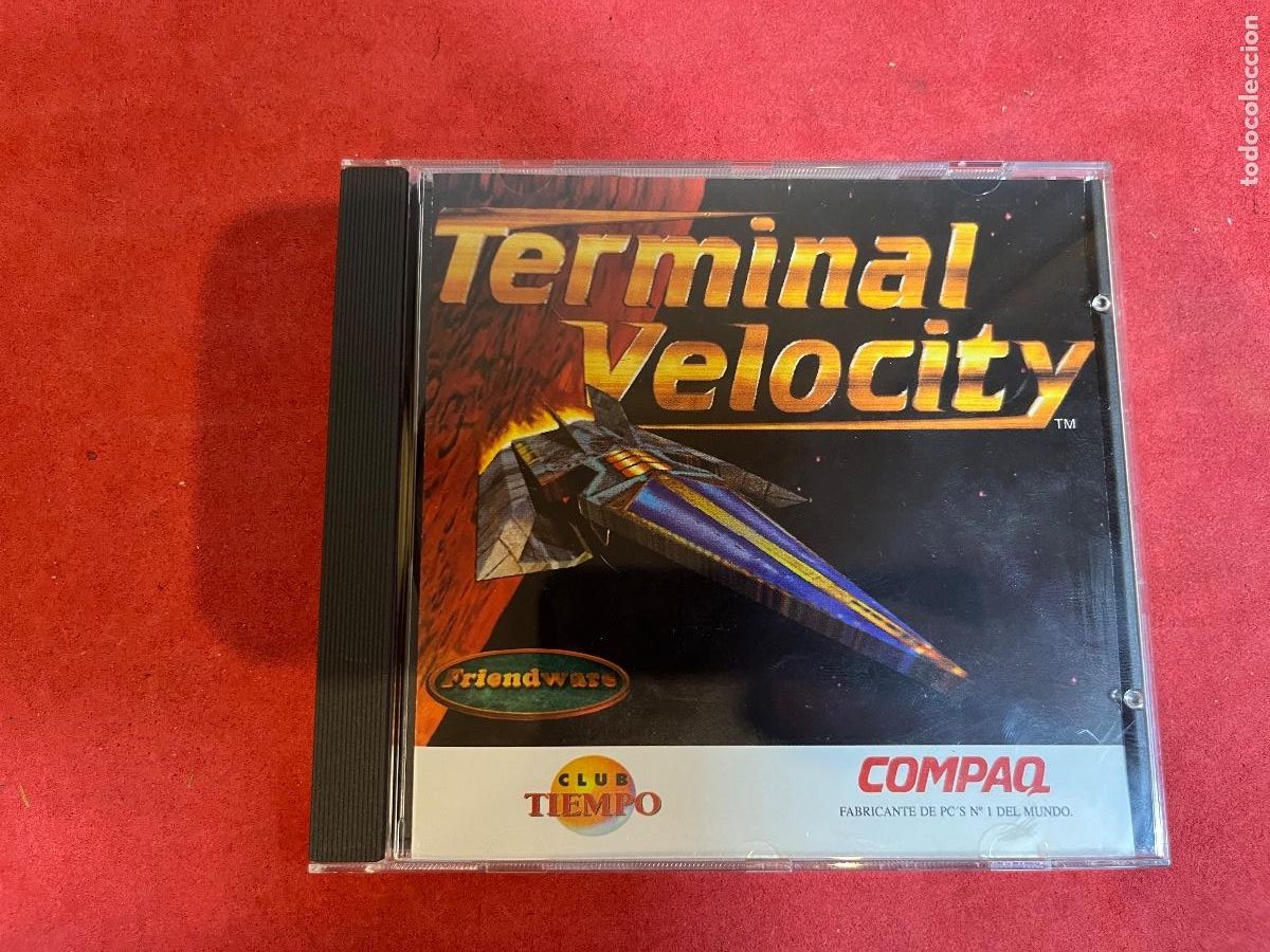 Videojuegos y consolas: CD-ROM PC Terminal Velocity &ndash; juego retro acci&oacute;n 3D Friendware Grupo Zeta