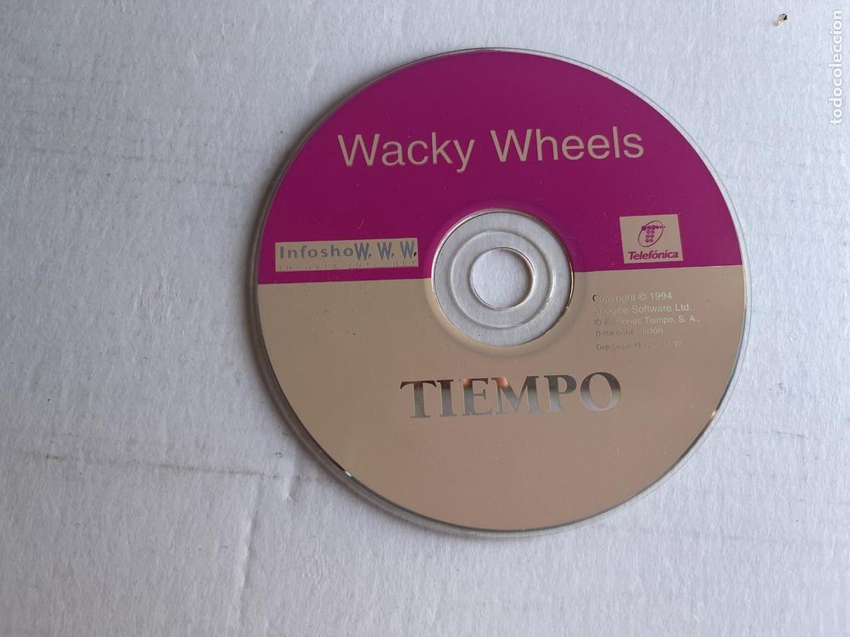 Videojuegos y consolas: WACKY WHEELS - PC CD KREATEN - Foto 1