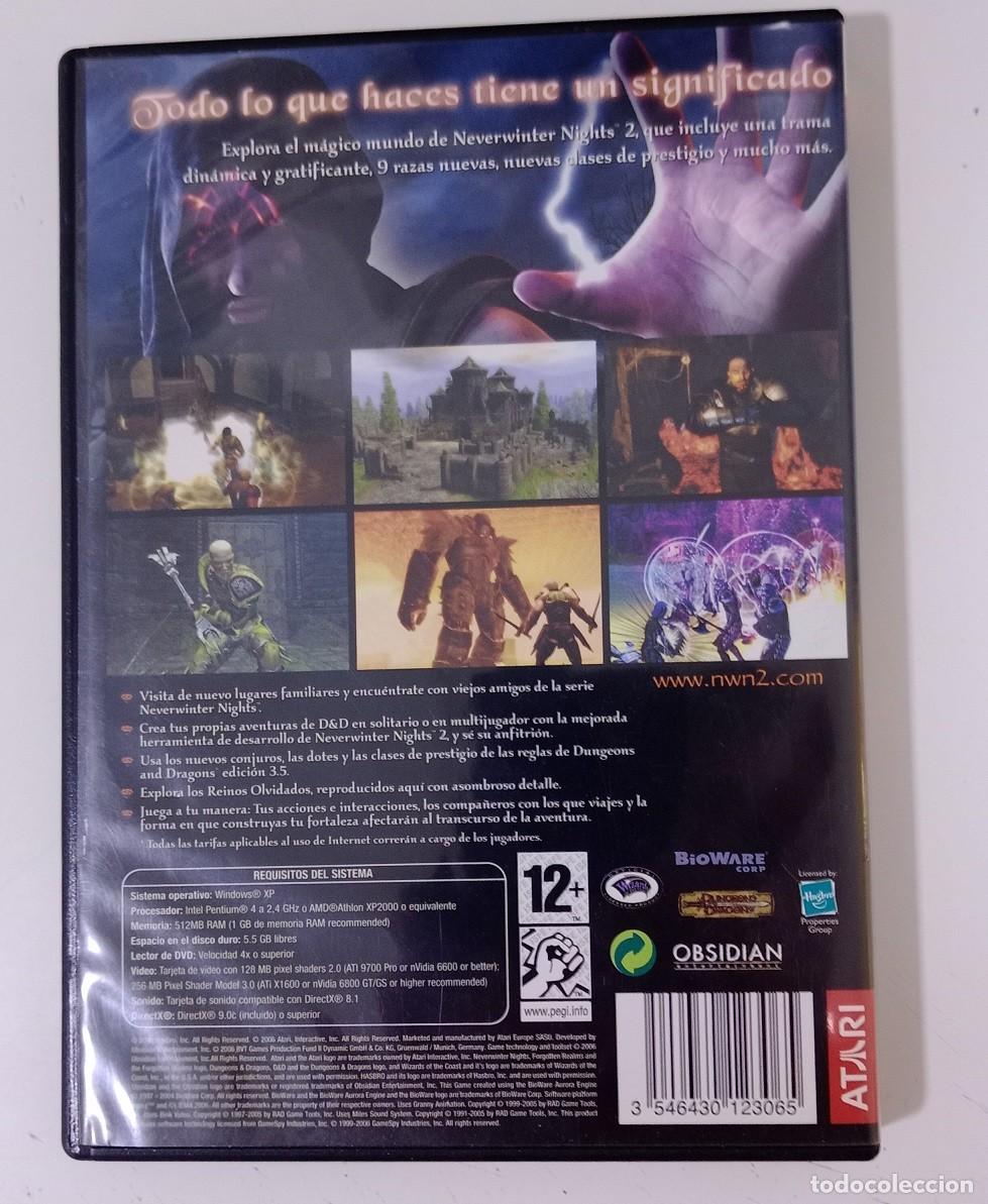 Videojuegos y consolas: Neverwinter Nights 2 - Juego PC DVD en espa&ntilde;ol - Foto 2