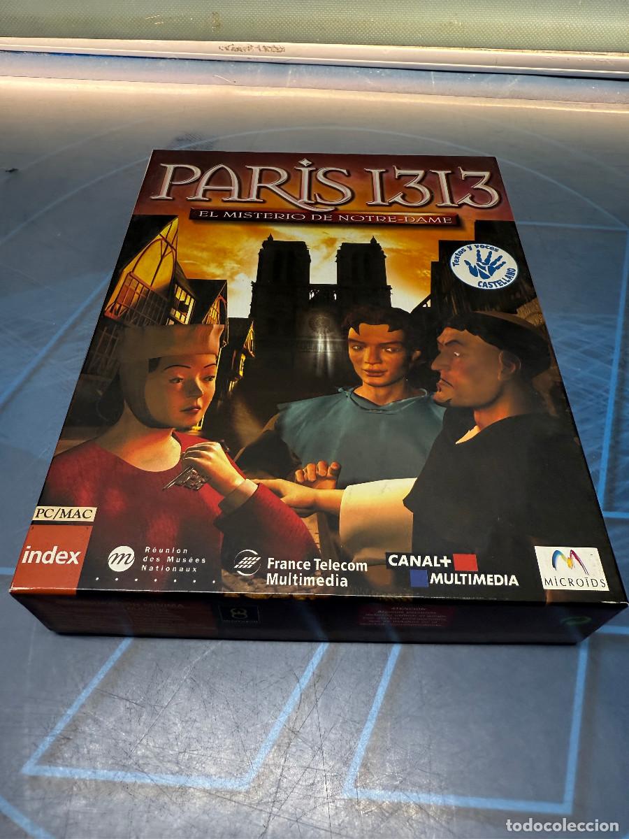 Videojuegos y consolas: Videojuego PC. Paris 1313: El misterio de Notre-Dame. CD. Big box.