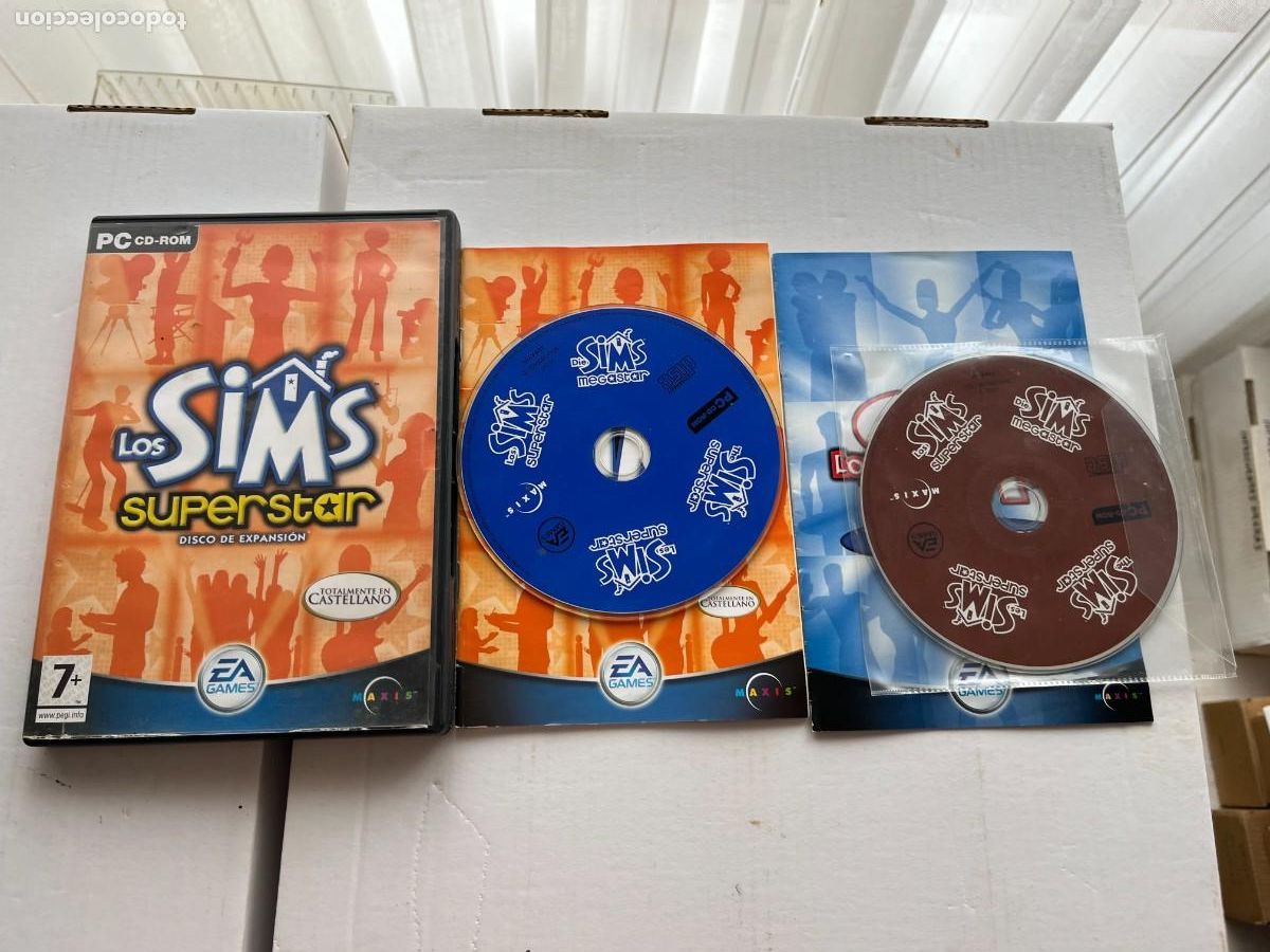 Videojuegos y consolas: LOS SIMS 1 SUPESTAR - PC CD KREATEN - Foto 1