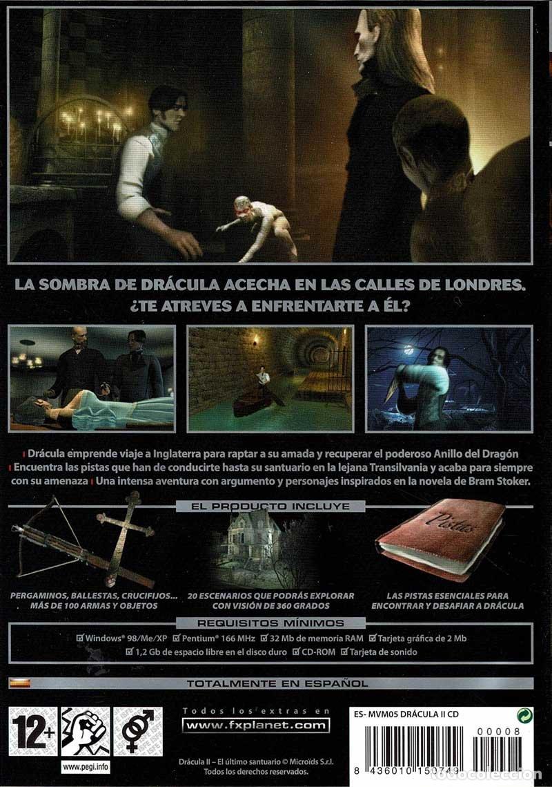 Videojuegos y consolas: Dracula II. PC. Incluye manual - Foto 2