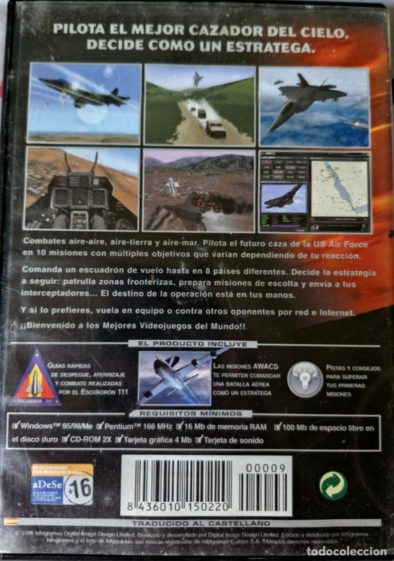 Videojuegos y consolas: TOTAL AIR WAR F22 - PC CD-ROM - FX INTERACTIVE - INFOGRAMES - Foto 2