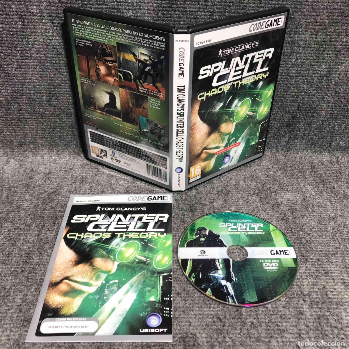 Videojuegos y consolas: TOM CLANCYS SPLINTER CELL CHAOS THEORY PC - Foto 1