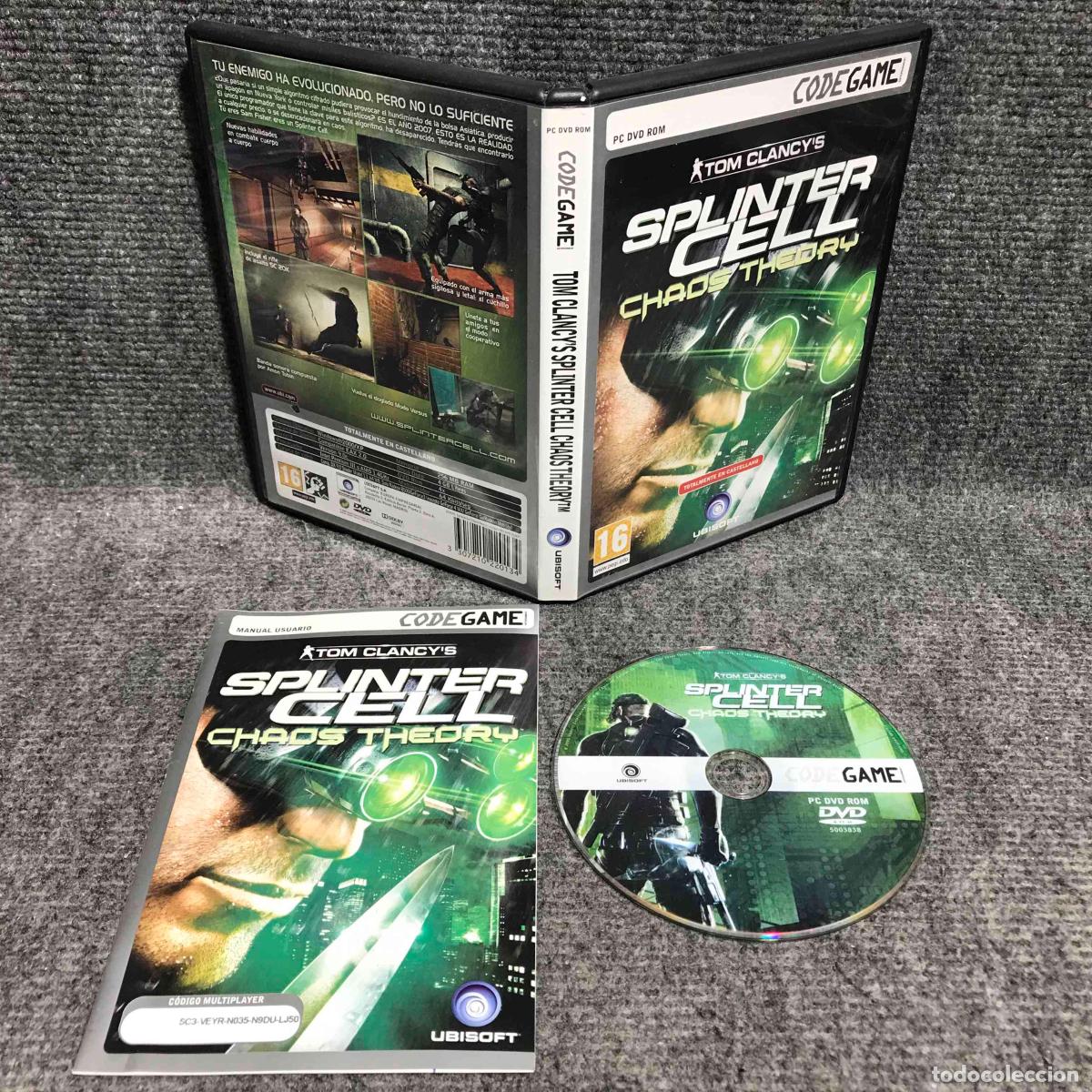 Videojuegos y consolas: TOM CLANCYS SPLINTER CELL CHAOS THEORY PC - Foto 1