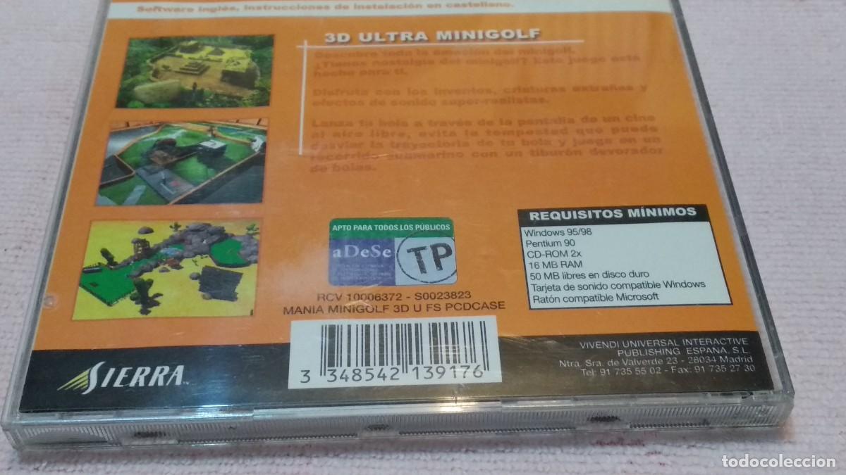 Videojuegos y consolas: PC CD-ROM 3-D ULTRA MINIGOLF-PC CD ROM-SIERRA-A&Ntilde;O 2001. - Foto 3