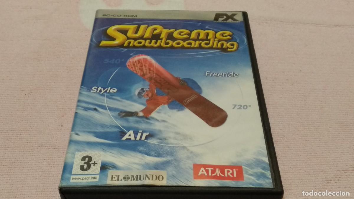 Videojuegos y consolas: PC CD-ROM Supreme Snowboarding (Atari, 2005). Incluye manual. - Foto 1