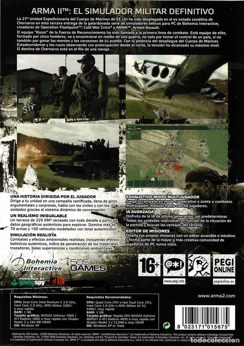 Videojuegos y consolas: Arma II. El simulador militar definitivo. PC - Foto 2