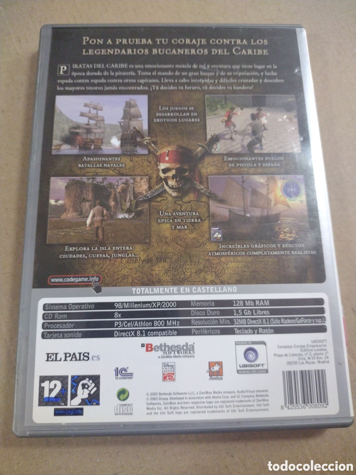 Videojuegos y consolas: Piratas del Caribe. PC CD-ROM - Foto 2