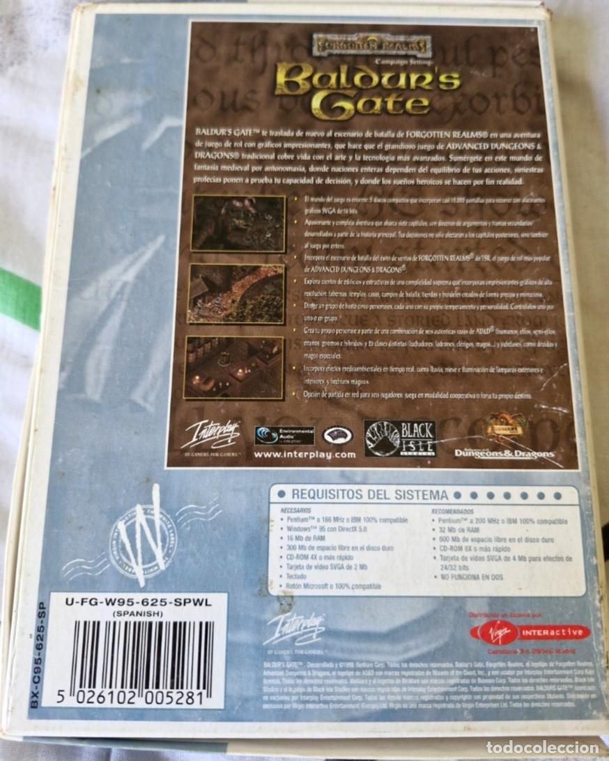 Videojuegos y consolas: BALDURS GATE - PC - CD-ROM - DUNGEONS & DRAGONS - ROL - INTERPLAY - Foto 2