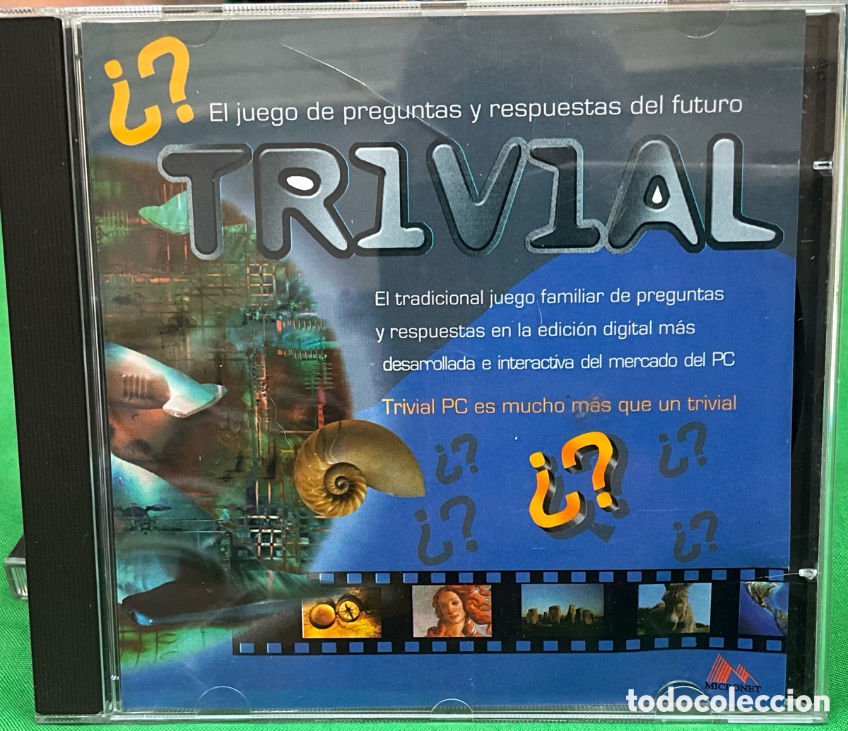 Videojuegos y consolas: TRIVIAL PC (Juego educativo en CD Rom) - Foto 1