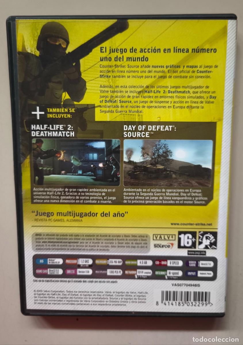 Videojuegos y consolas: VIDEOJUEGO - COUNTER STRIKE SOURCE - VALVE - JUEGO PC - Foto 2