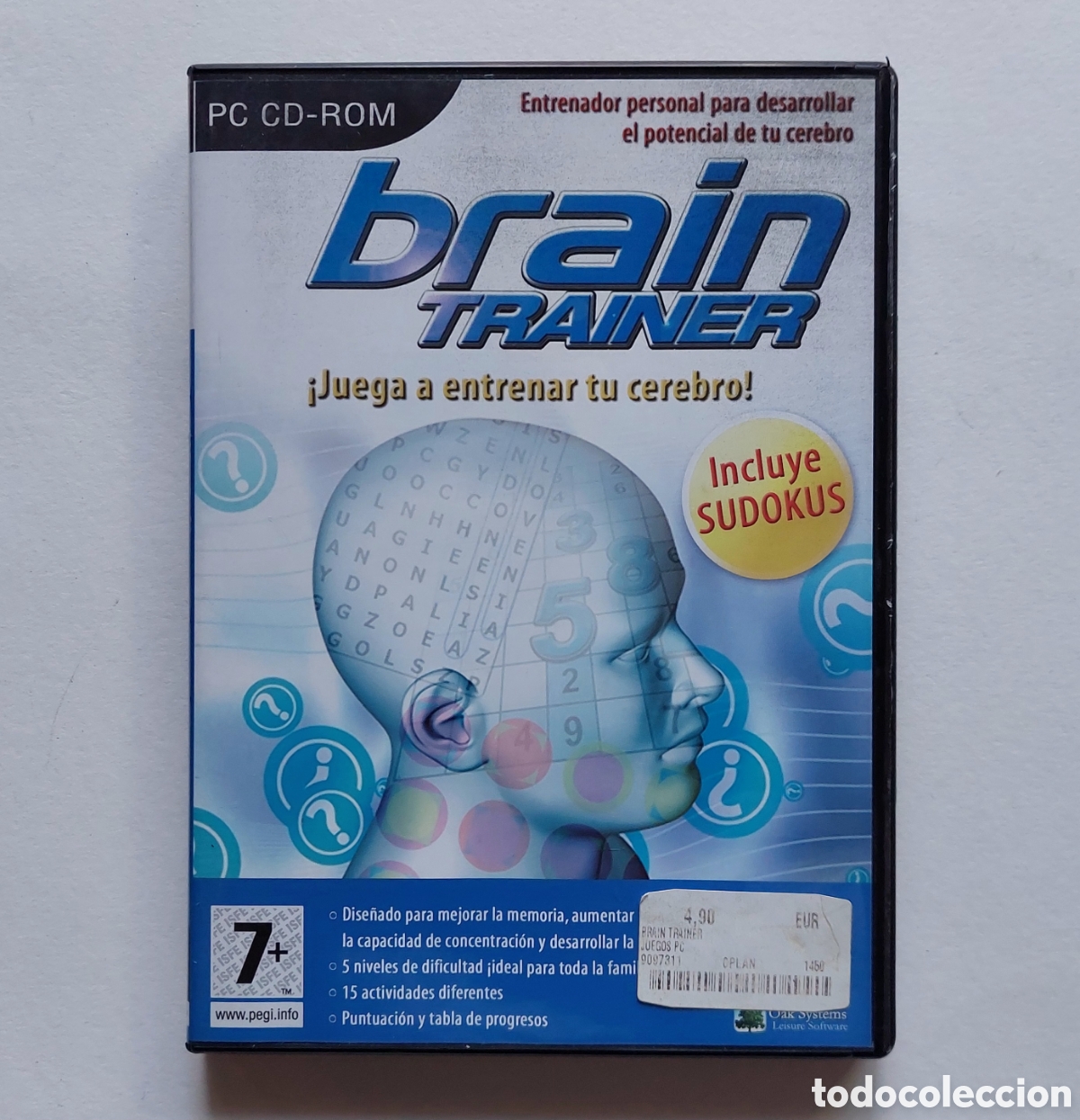 Videojuegos y consolas: JUEGO PC BRAIN TRAINER - Foto 1