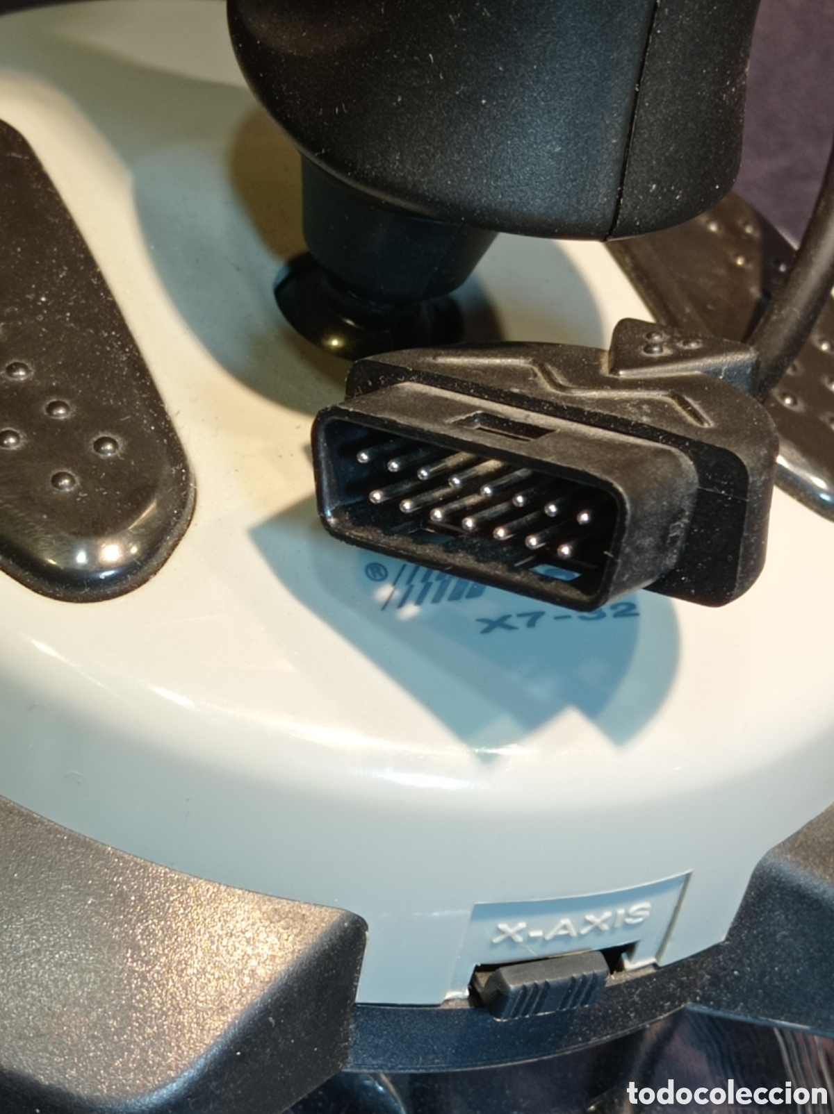 Videojuegos y consolas: ANTIGUO JOYSTICK SAITEK X7-32. - Foto 6