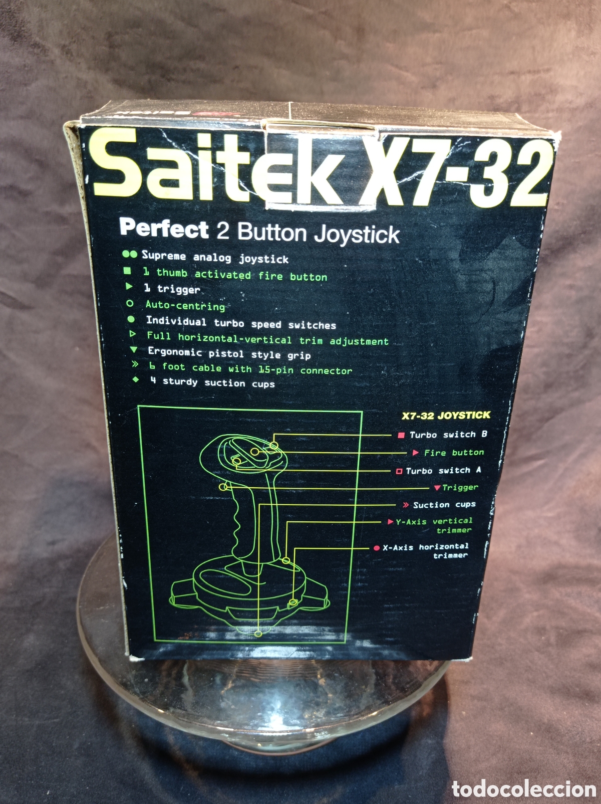 Videojuegos y consolas: ANTIGUO JOYSTICK SAITEK X7-32. - Foto 9