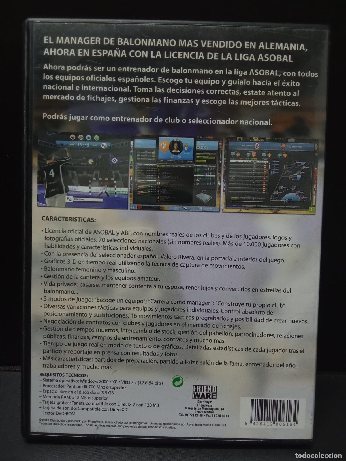 Videojuegos y consolas: HANDBALL MANAGER 2010 (BALONMANO). PC DVD-ROM - Foto 3