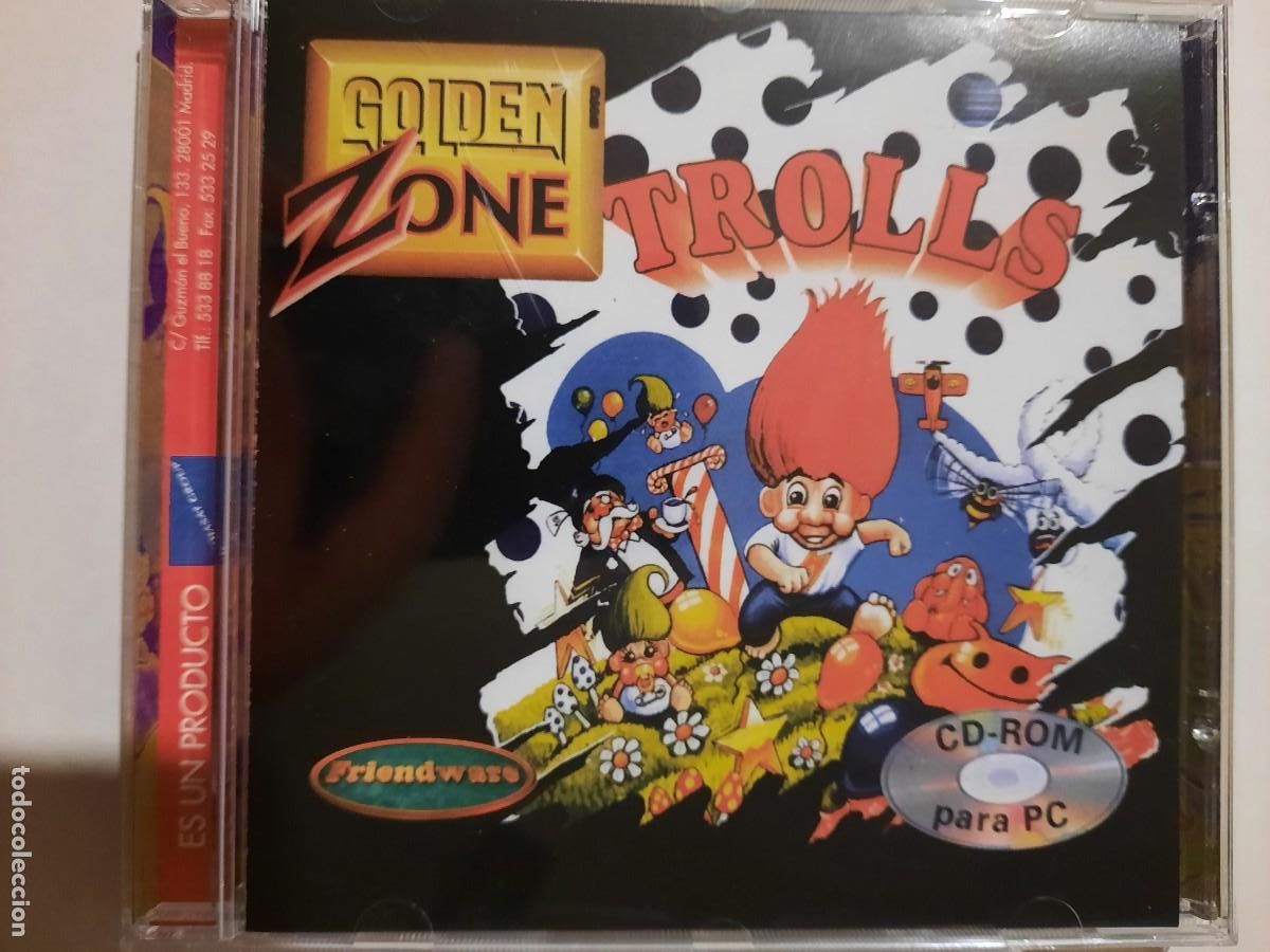 Videojuegos y consolas: CD-ROM PC. Juego trolls. Golden zone - Foto 1