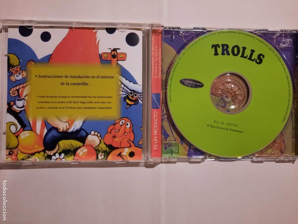 Videojuegos y consolas: CD-ROM PC. Juego trolls. Golden zone - Foto 2