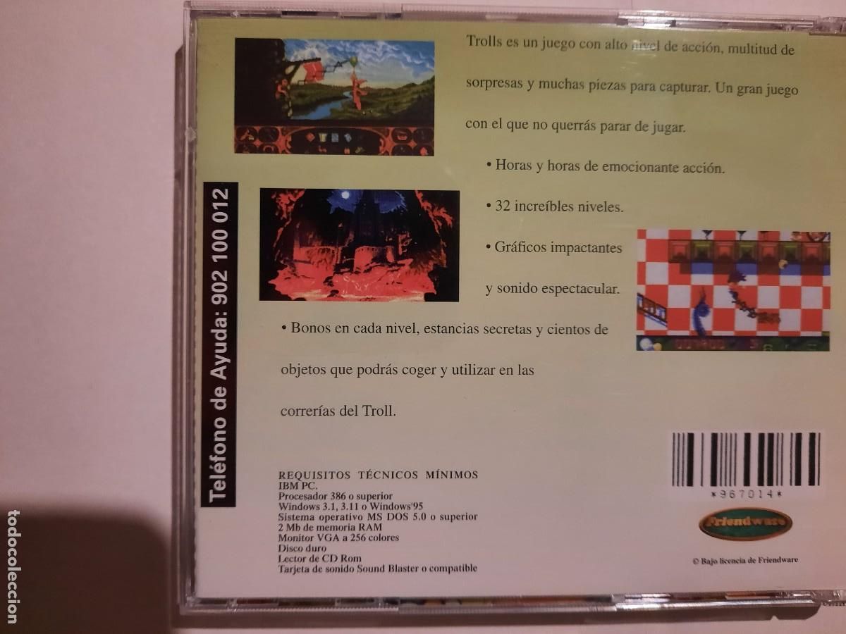 Videojuegos y consolas: CD-ROM PC. Juego trolls. Golden zone - Foto 3
