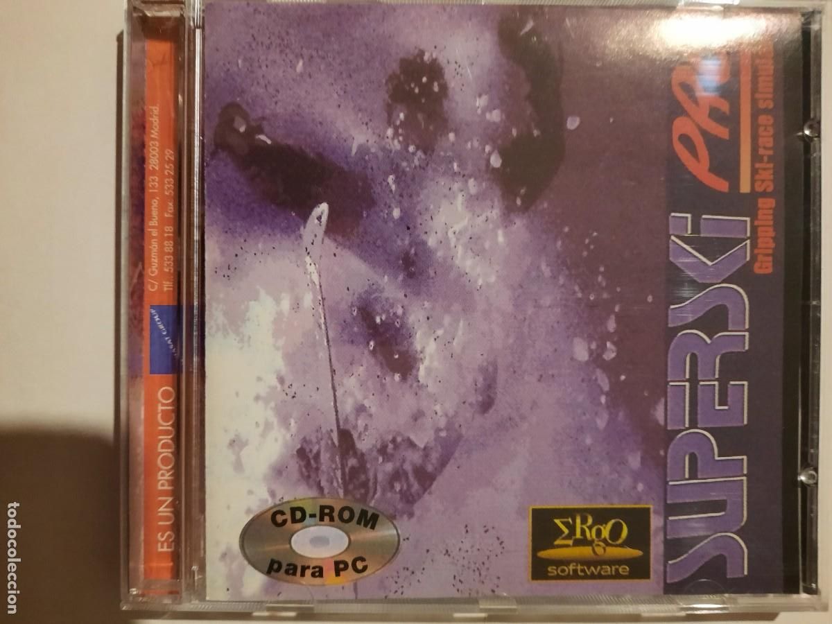 Videojuegos y consolas: CD-ROM PC. Superski PRO. Griping ski-race simulation. Ergo software - Foto 1