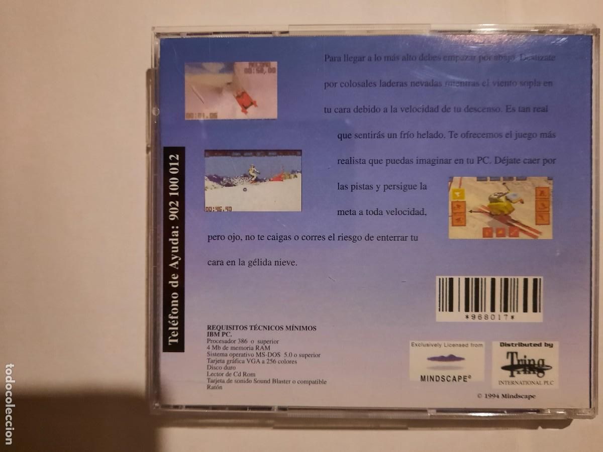 Videojuegos y consolas: CD-ROM PC. Superski PRO. Griping ski-race simulation. Ergo software - Foto 3