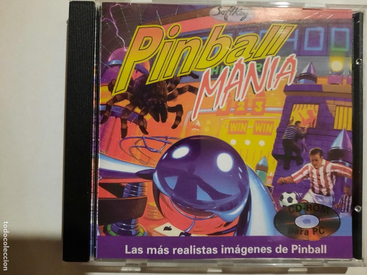Videojuegos y consolas: CD-ROM PC. Pinball mania. Softkey - Foto 1