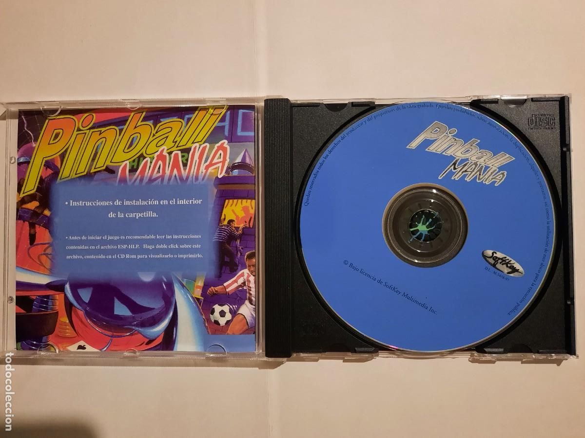 Videojuegos y consolas: CD-ROM PC. Pinball mania. Softkey - Foto 2