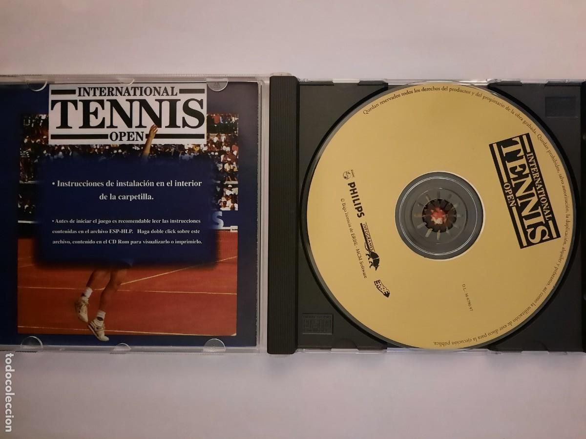Videojuegos y consolas: CD-ROM PC. International tennis open. Juego - Foto 2
