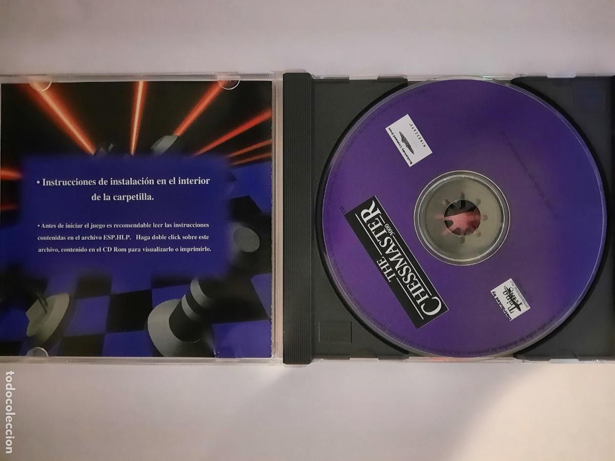 Videojuegos y consolas: CD-ROM PC. The chessmaster 3000. Ergo software. Juego - Foto 2