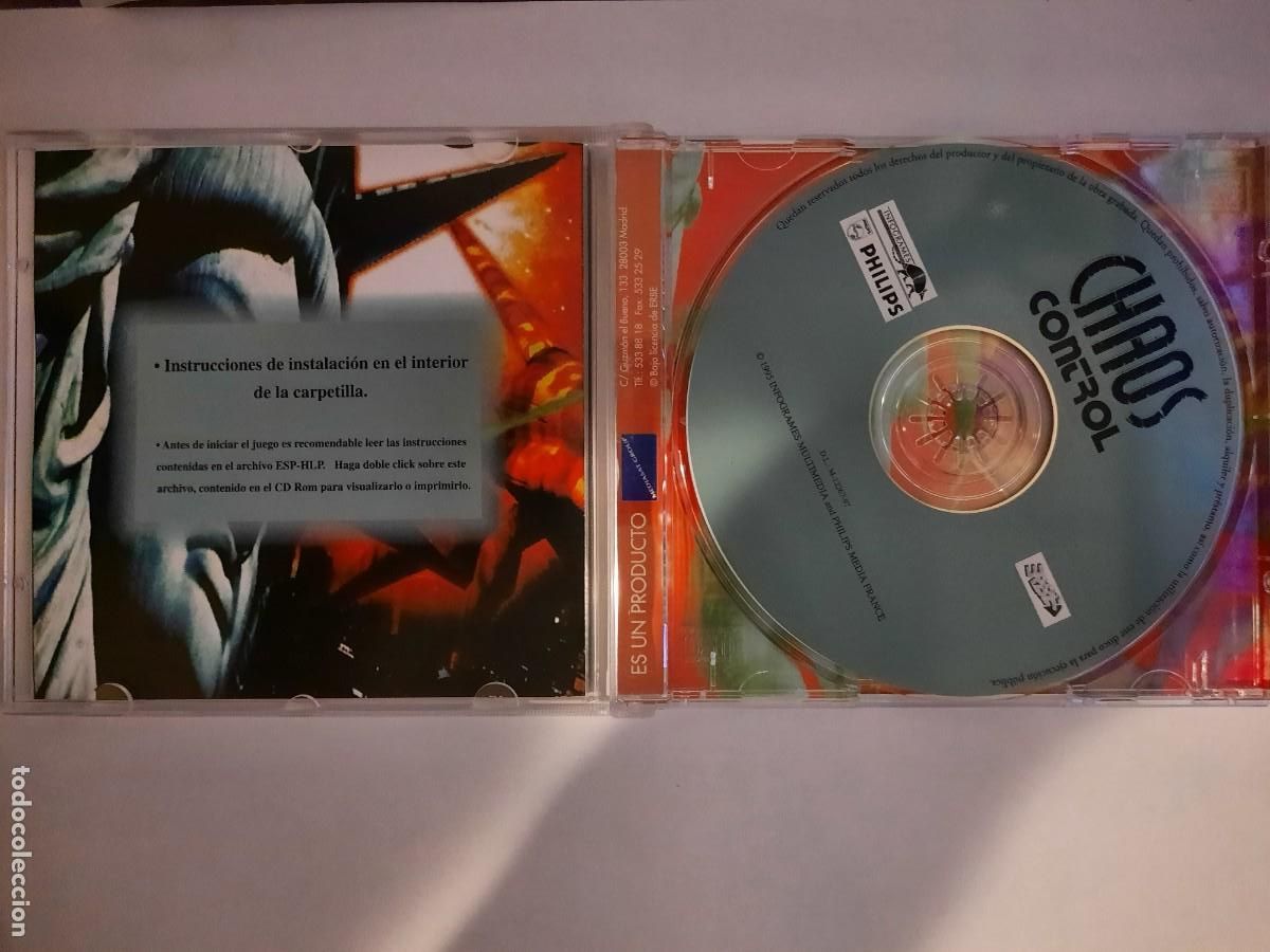 Videojuegos y consolas: CD-ROM PC. Chaos control. ERBE. Juego - Foto 2