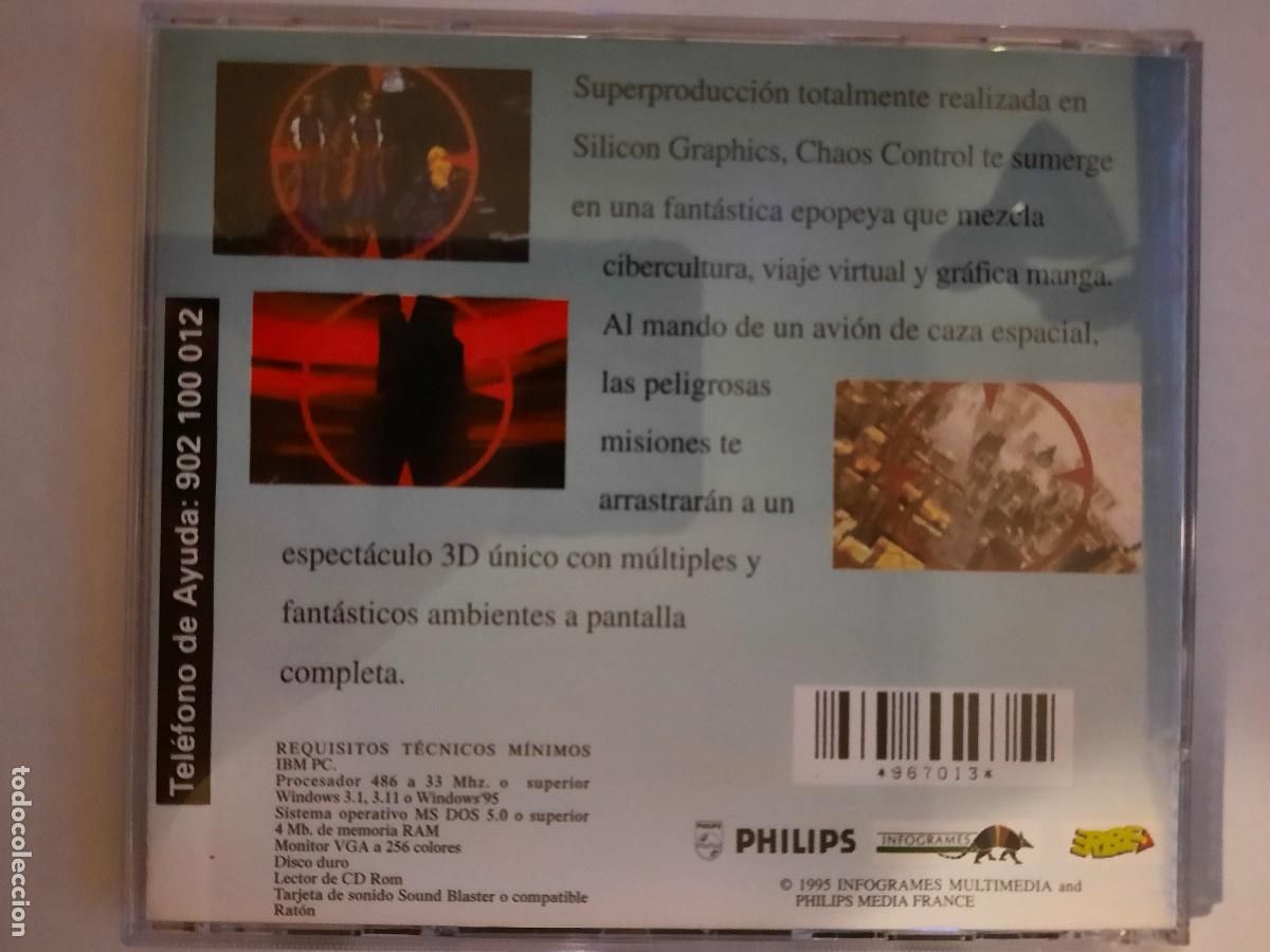 Videojuegos y consolas: CD-ROM PC. Chaos control. ERBE. Juego - Foto 3