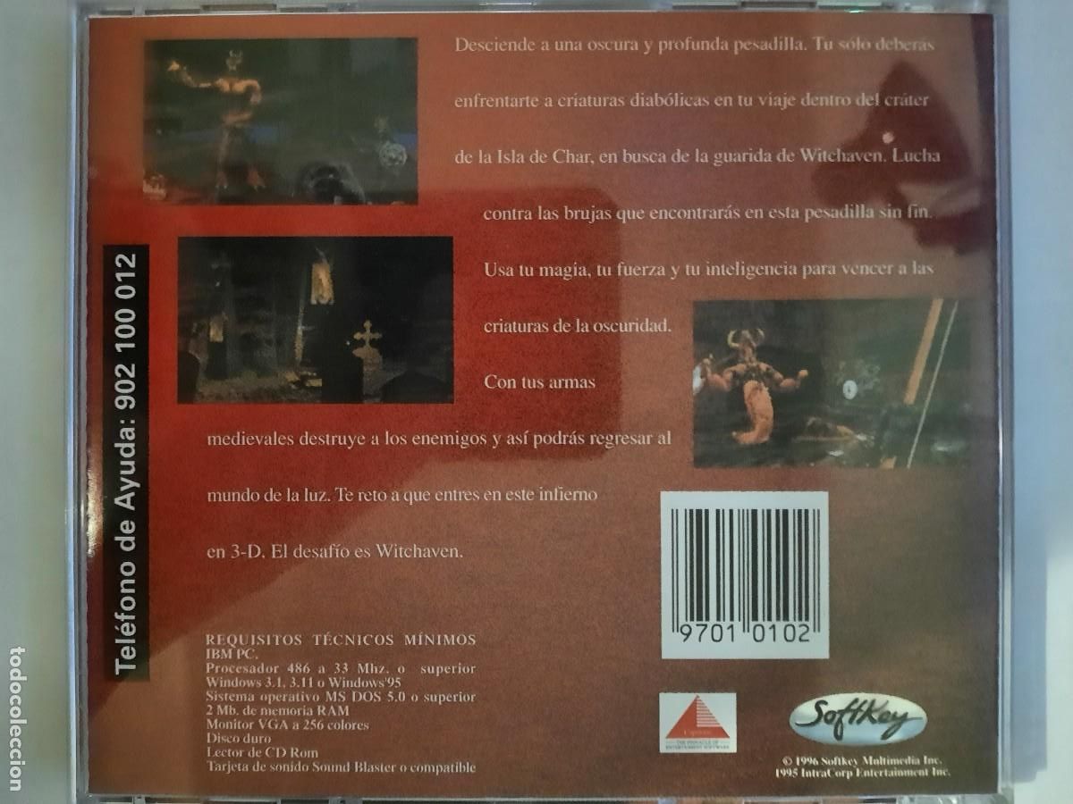 Videojuegos y consolas: CD-ROM PC. Witchaven. Softkey, Juego. - Foto 3