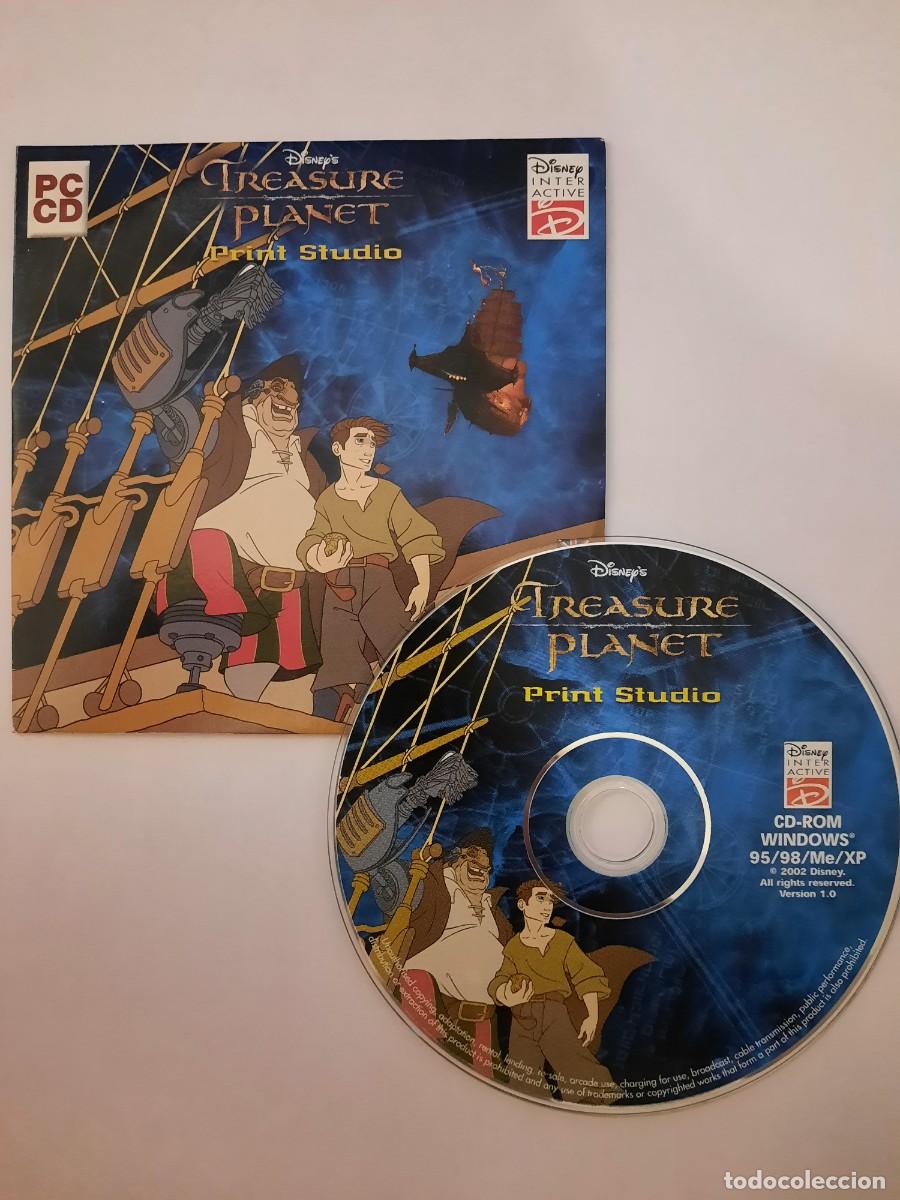 Videojuegos y consolas: CD-PC. Treasure planet. Print estudio. Disney interactive - Foto 1