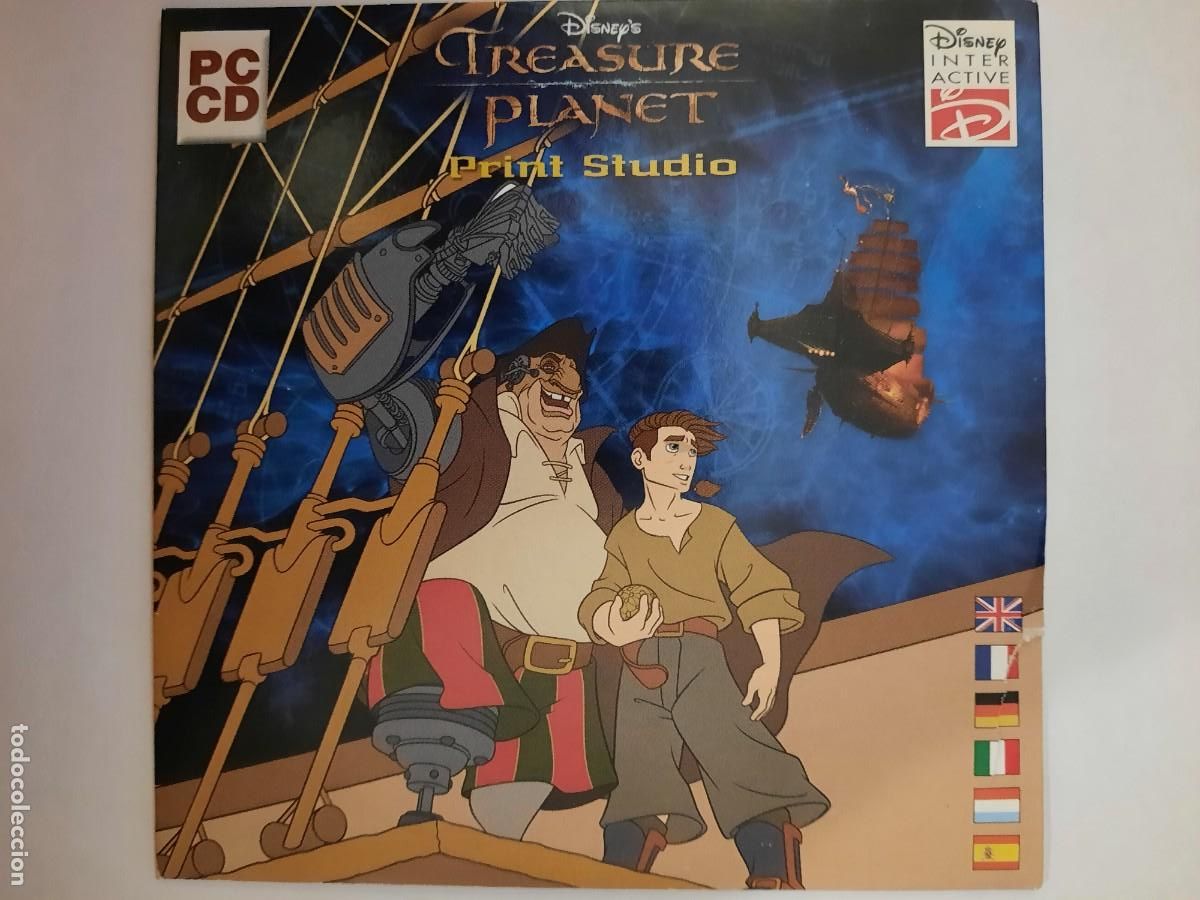 Videojuegos y consolas: CD-PC. Treasure planet. Print estudio. Disney interactive - Foto 2