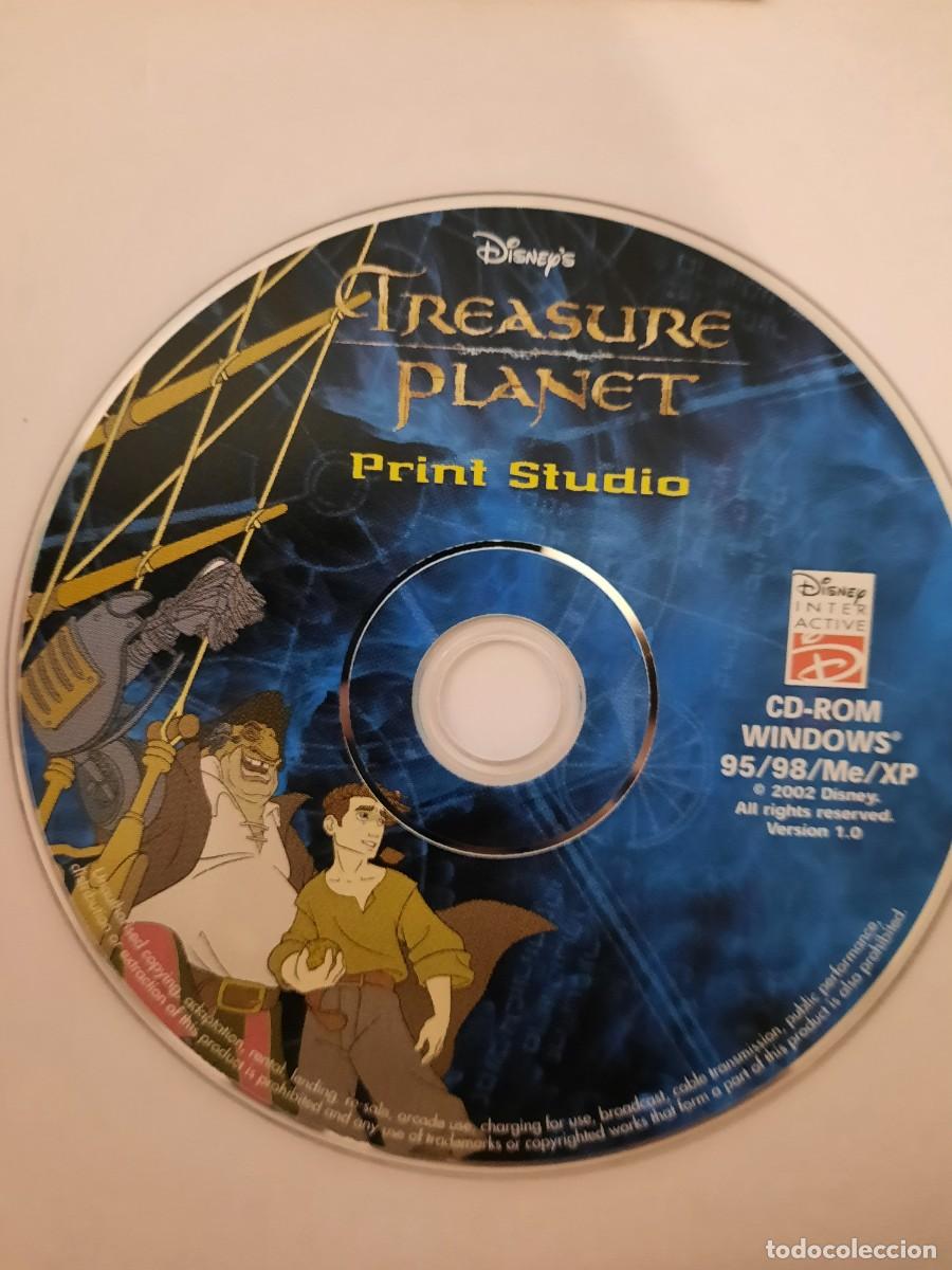 Videojuegos y consolas: CD-PC. Treasure planet. Print estudio. Disney interactive - Foto 4
