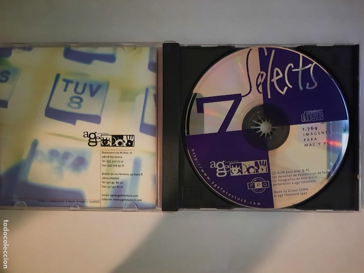 Videojuegos y consolas: CD-ROM PC. Age fotostock. 7 selects - Foto 2