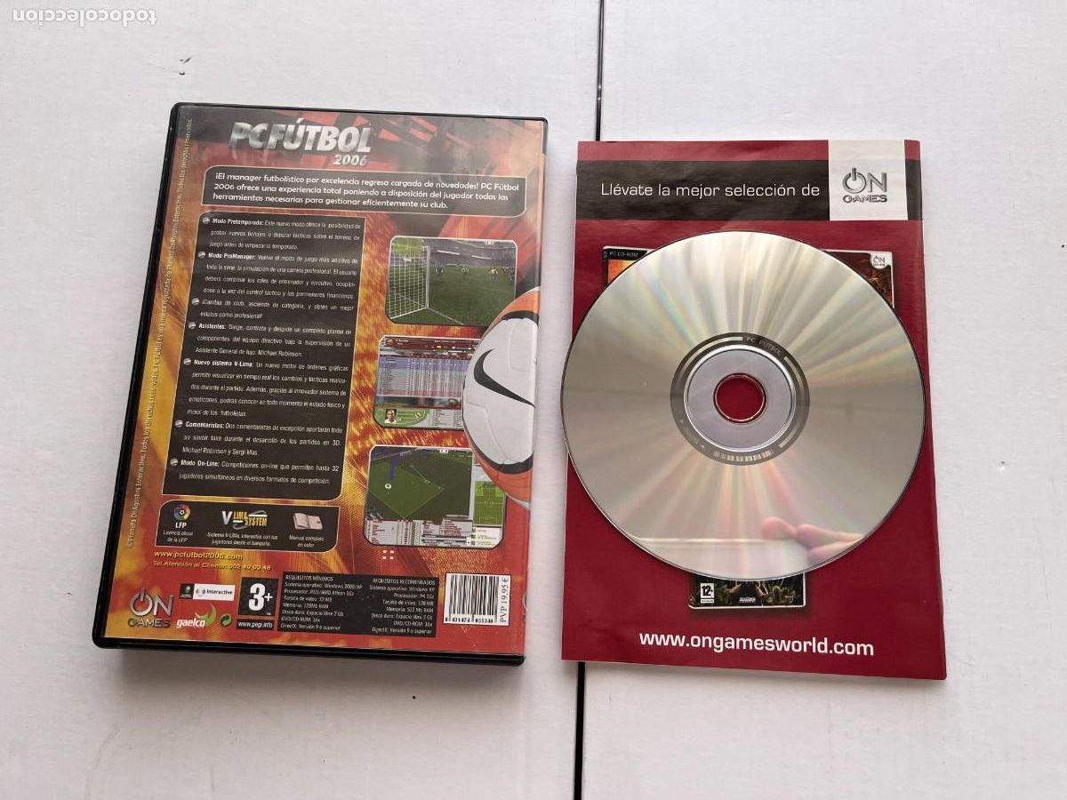 Videojuegos y consolas: PC FUTBOL 2006 - PC CD ROM - Foto 2