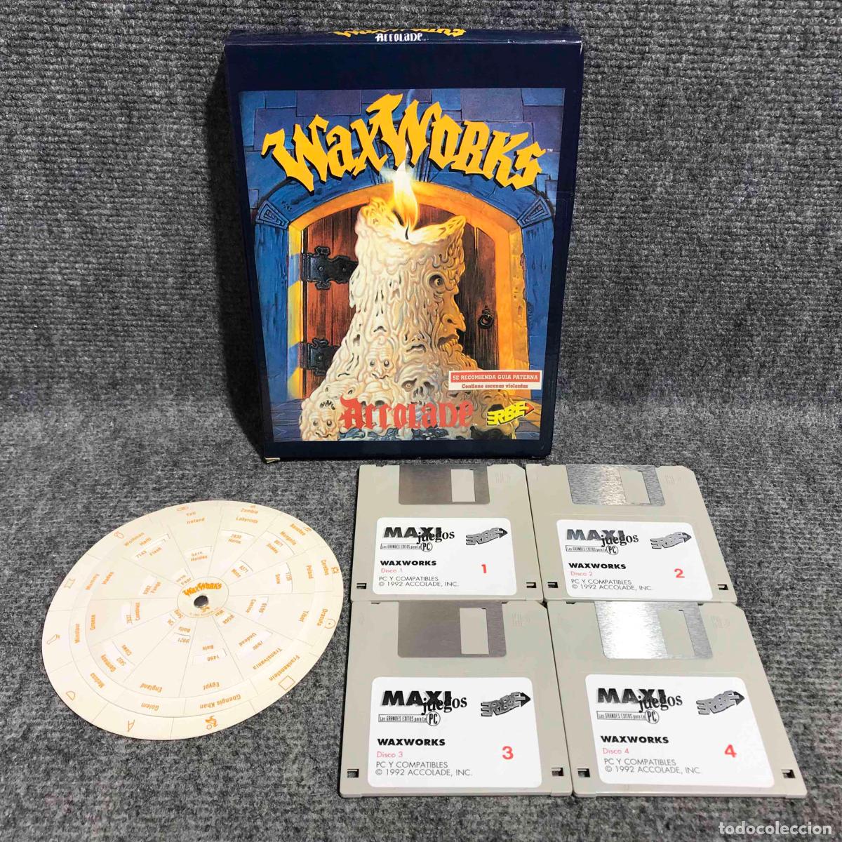 Videojuegos y consolas: WAXWORKS PC DISQUETE - Foto 1