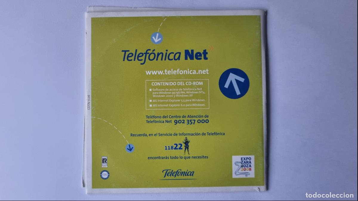 Videojuegos y consolas: CD Telef&oacute;nica Net, Internet f&aacute;cil y r&aacute;pido (D&Uacute;O - Internet + Llamadas) 2007 - Foto 3