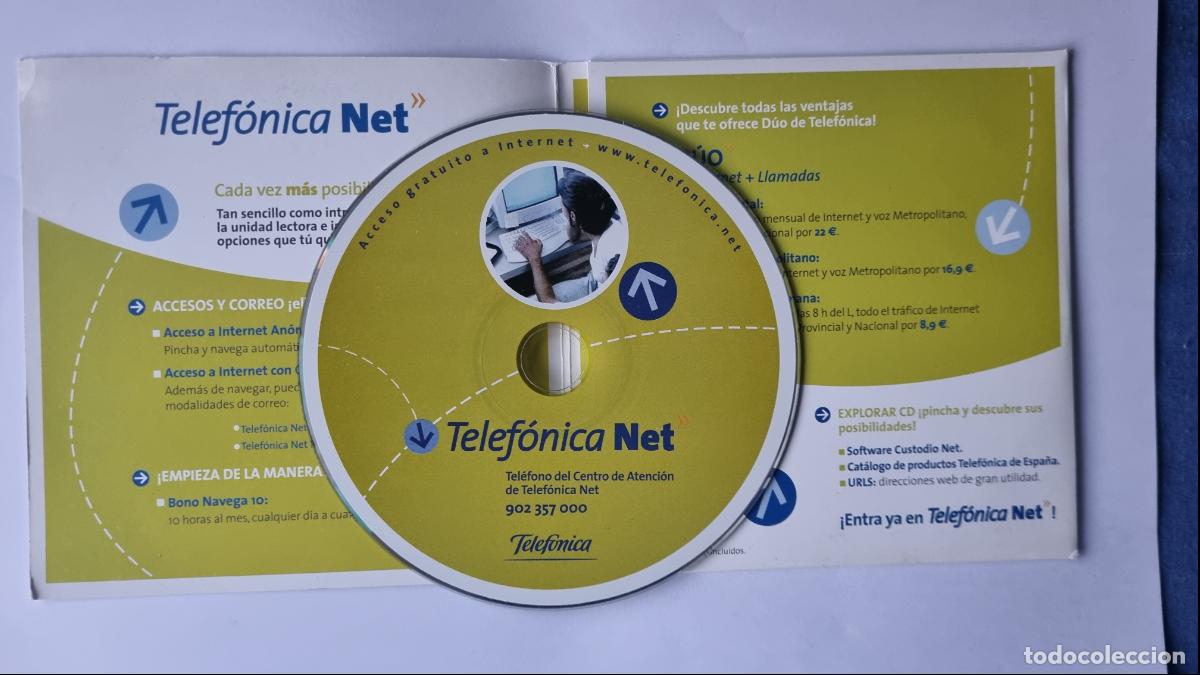 Videojuegos y consolas: CD Telef&oacute;nica Net, Internet f&aacute;cil y r&aacute;pido (D&Uacute;O - Internet + Llamadas) 2007 - Foto 4