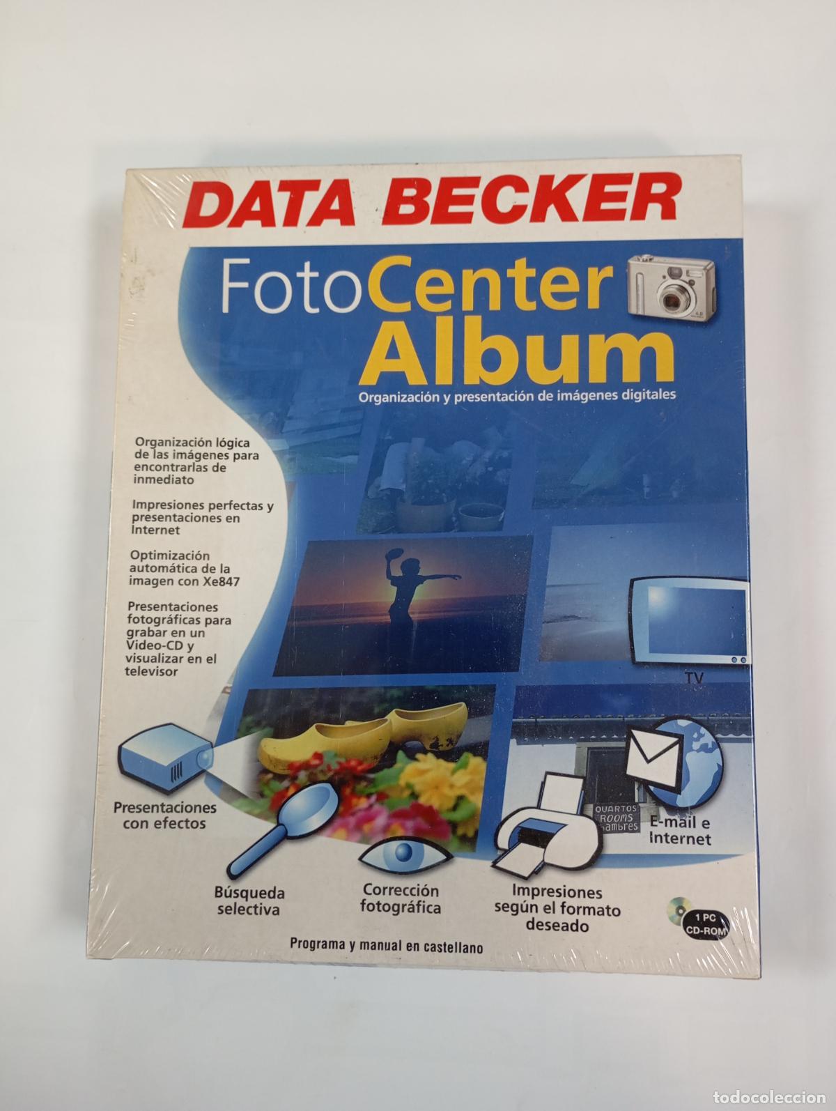 Videojuegos y consolas: DATA BECKER. FOTOCENTER ALBUM. PC. PN15 - Foto 1