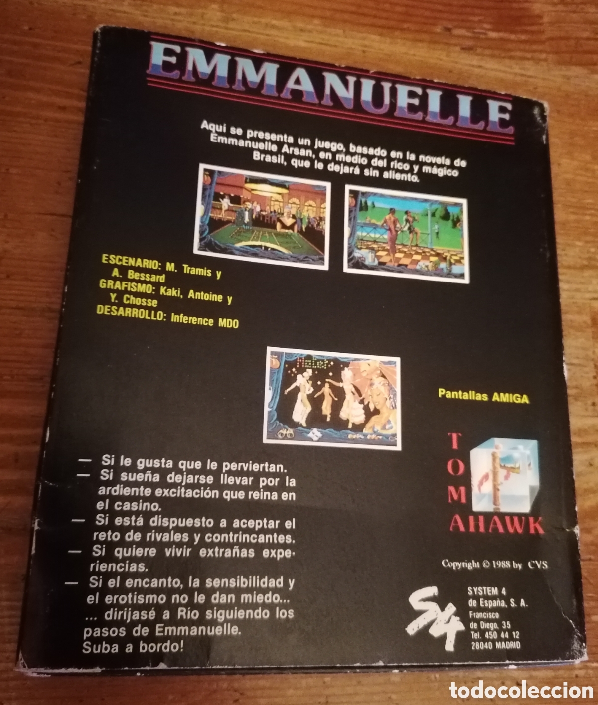 Videojuegos y consolas: EMMANUELLE - IBM - PC - Foto 3