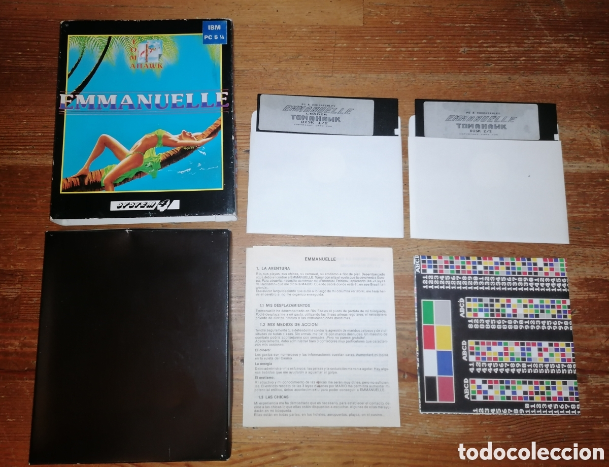 Videojuegos y consolas: EMMANUELLE - IBM - PC - Foto 4