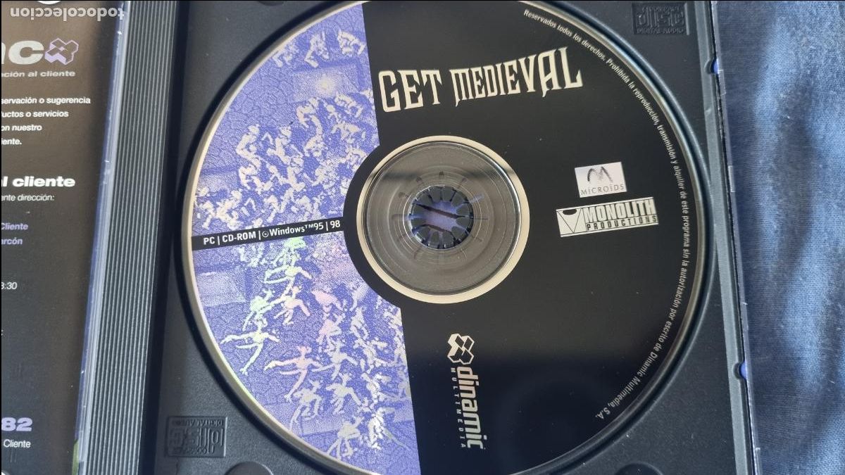 Videojuegos y consolas: Get Medieval, 1999, PC, CD-ROM, Dinamic Multimedia, Microids, Monolith Productions - Foto 3