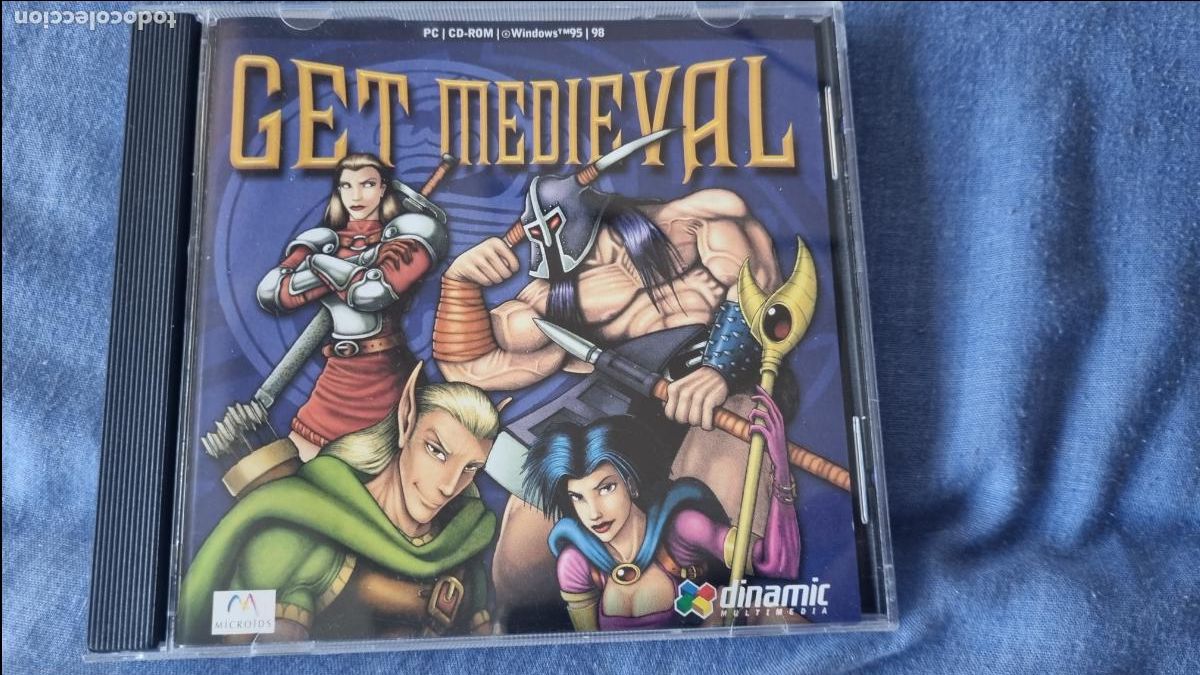 Videojuegos y consolas: Get Medieval, 1999, PC, CD-ROM, Dinamic Multimedia, Microids, Monolith Productions - Foto 1