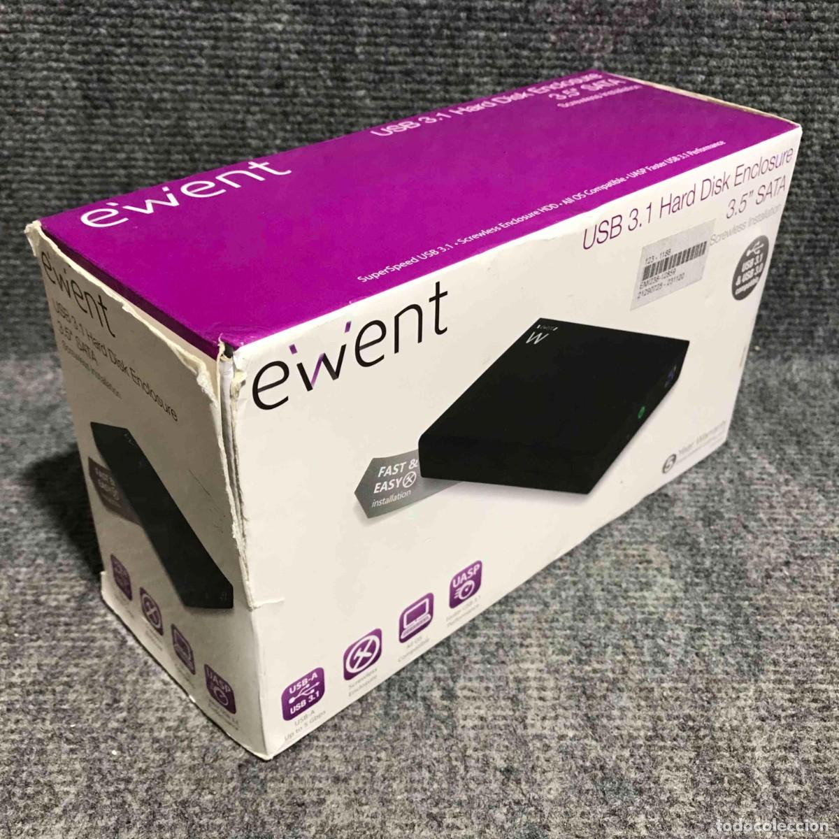 Videojuegos y consolas: USB 3.1 HARD DISK ENCLOSURE 3.5 SATA PC - Foto 2