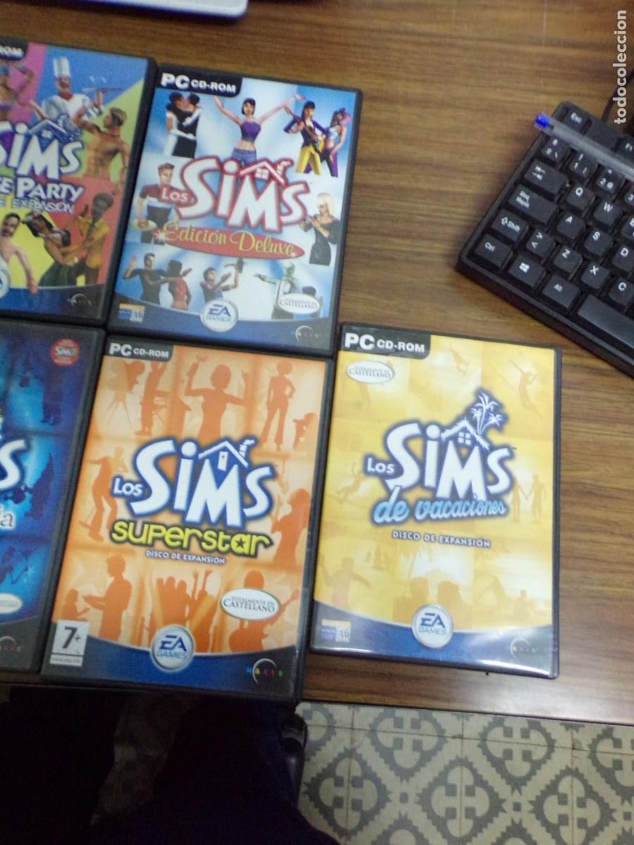 Videojuegos y consolas: ESTAMOS LIQUIDANDO. LOTE DE 7 JUEGOS PC DE LOS SIMS - Foto 3