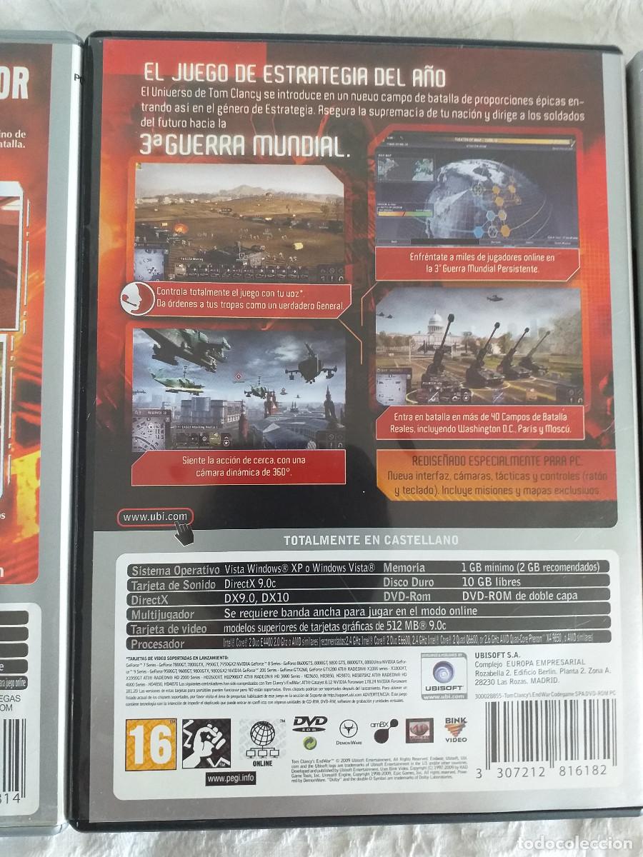 Videojuegos y consolas: Tom Clancys EndWar - Videojuego PC Ubisoft Castellano - Foto 2