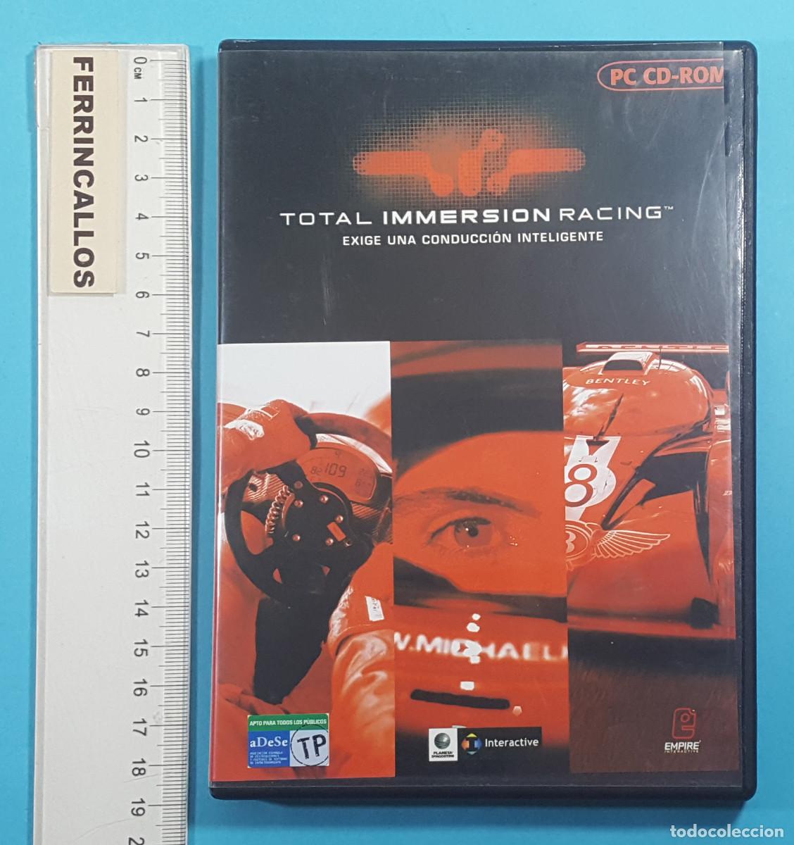 Videojuegos y consolas: TOTAL IMMERSI&Oacute;N RACING, EXIGE UNA CONDUCCI&Oacute;N INTELIGENTE, INTERACTIVE PC DVD - Foto 1