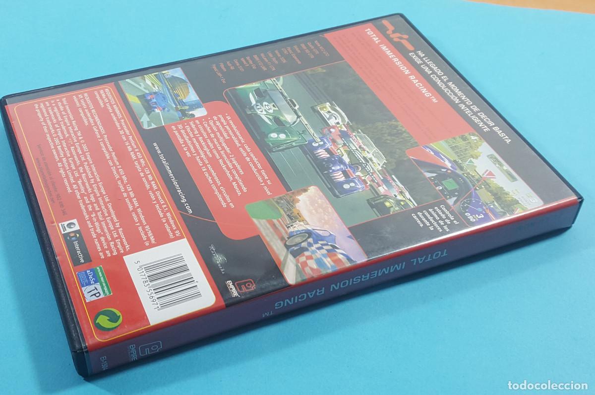 Videojuegos y consolas: TOTAL IMMERSI&Oacute;N RACING, EXIGE UNA CONDUCCI&Oacute;N INTELIGENTE, INTERACTIVE PC DVD - Foto 3